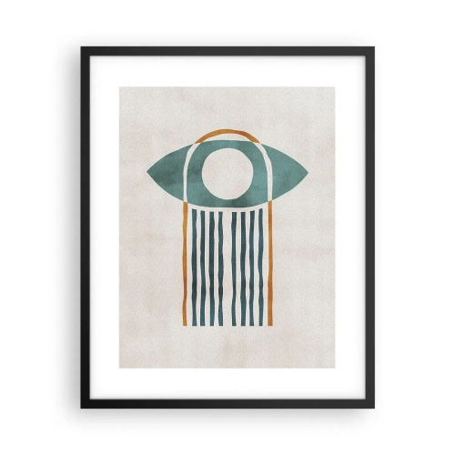 Póster en marco negro - Signos y rituales - 40x50 cm