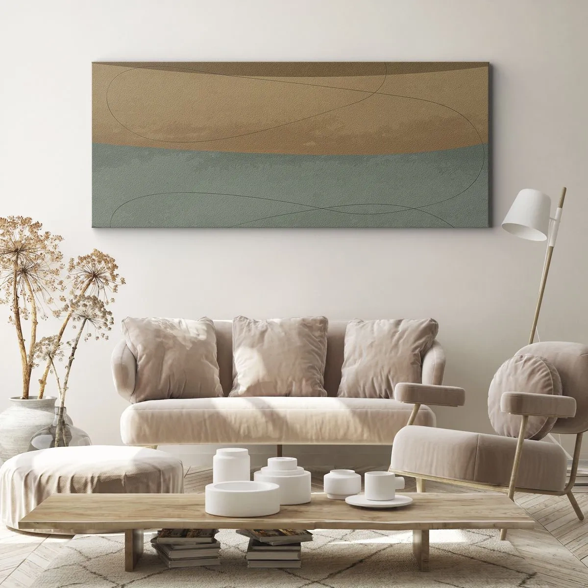 Cuadro sobre lienzo - Impresión de Imagen - Composición horizontal - 100x40 cm