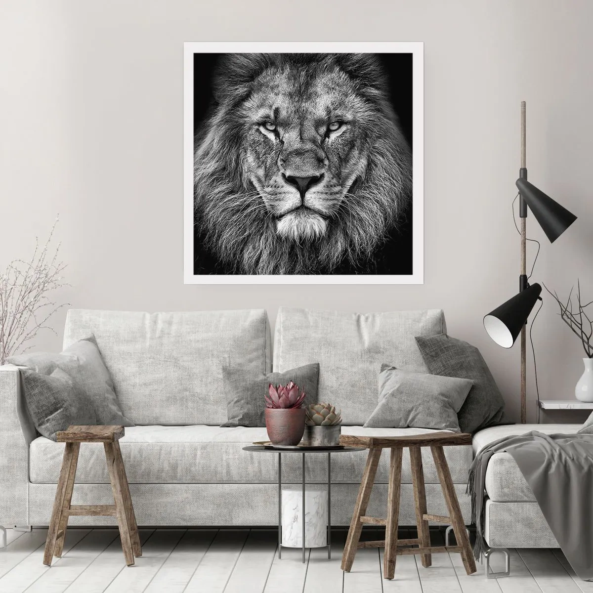 Póster - Con el atuendo de la coronación - 40x40 cm