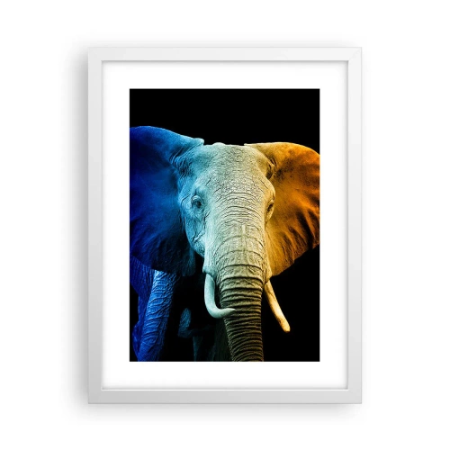 Póster en marco blanco - Excéntrico, no un bicho raro - 30x40 cm