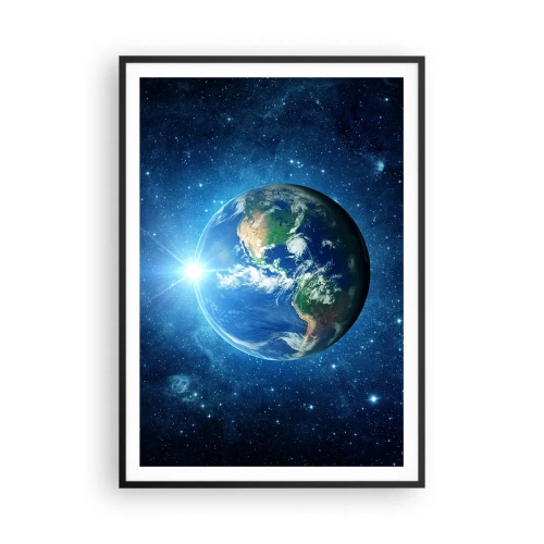 Póster en marco negro - Estamos en el cielo - 70x100 cm