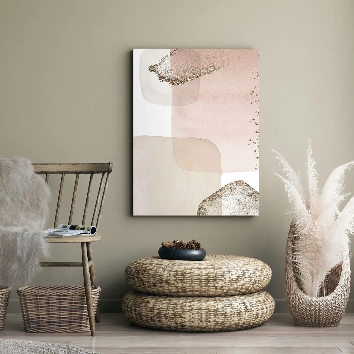 Cuadro sobre lienzo - Impresión de Imagen - Una mirada a través del color - 45x80 cm