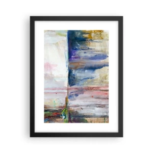 Póster en marco negro - Impresiones y asociaciones de colores - 30x40 cm