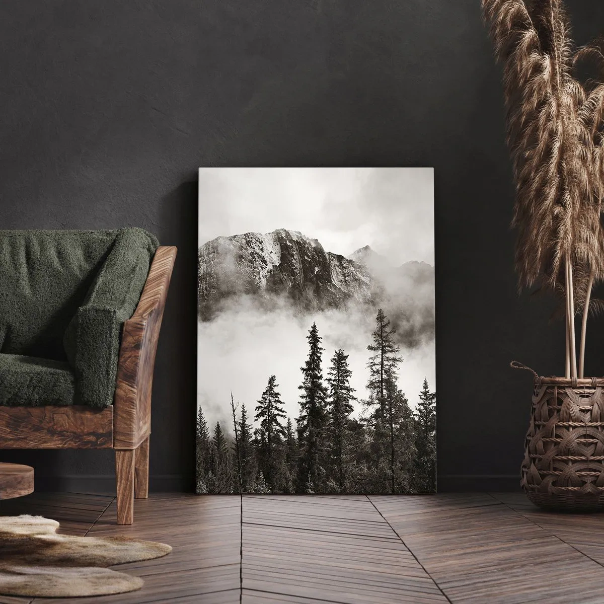 Cuadro sobre lienzo - Impresión de Imagen - Gobernante de granito - 55x100 cm