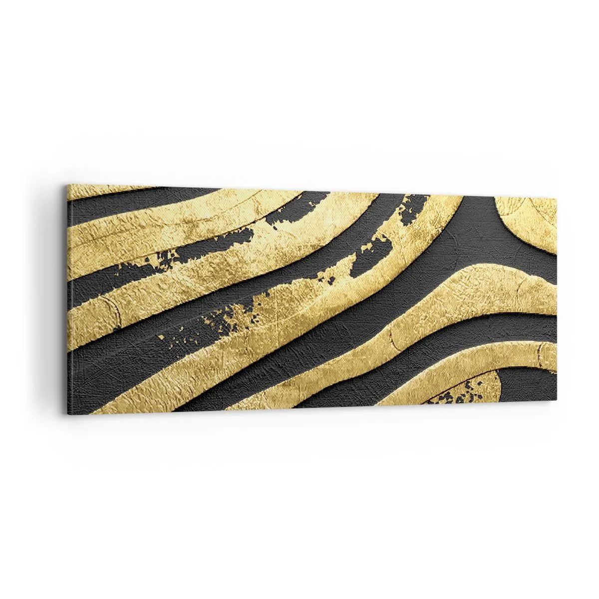 Cuadro sobre lienzo - Impresión de Imagen - Todo fluye - 100x40 cm