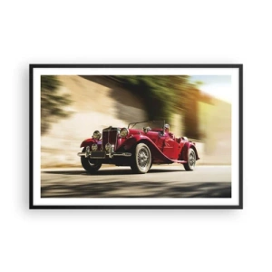 Póster en marco negro - Hermosa pieza de museo - 91x61 cm