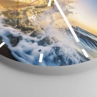 Esfera sin numeración, con rayas