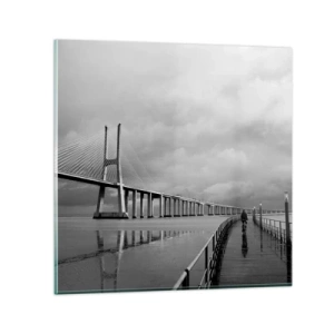 Cuadro sobre vidrio - Impresiones sobre Vidrio - A cada uno lo suyo - 70x70 cm