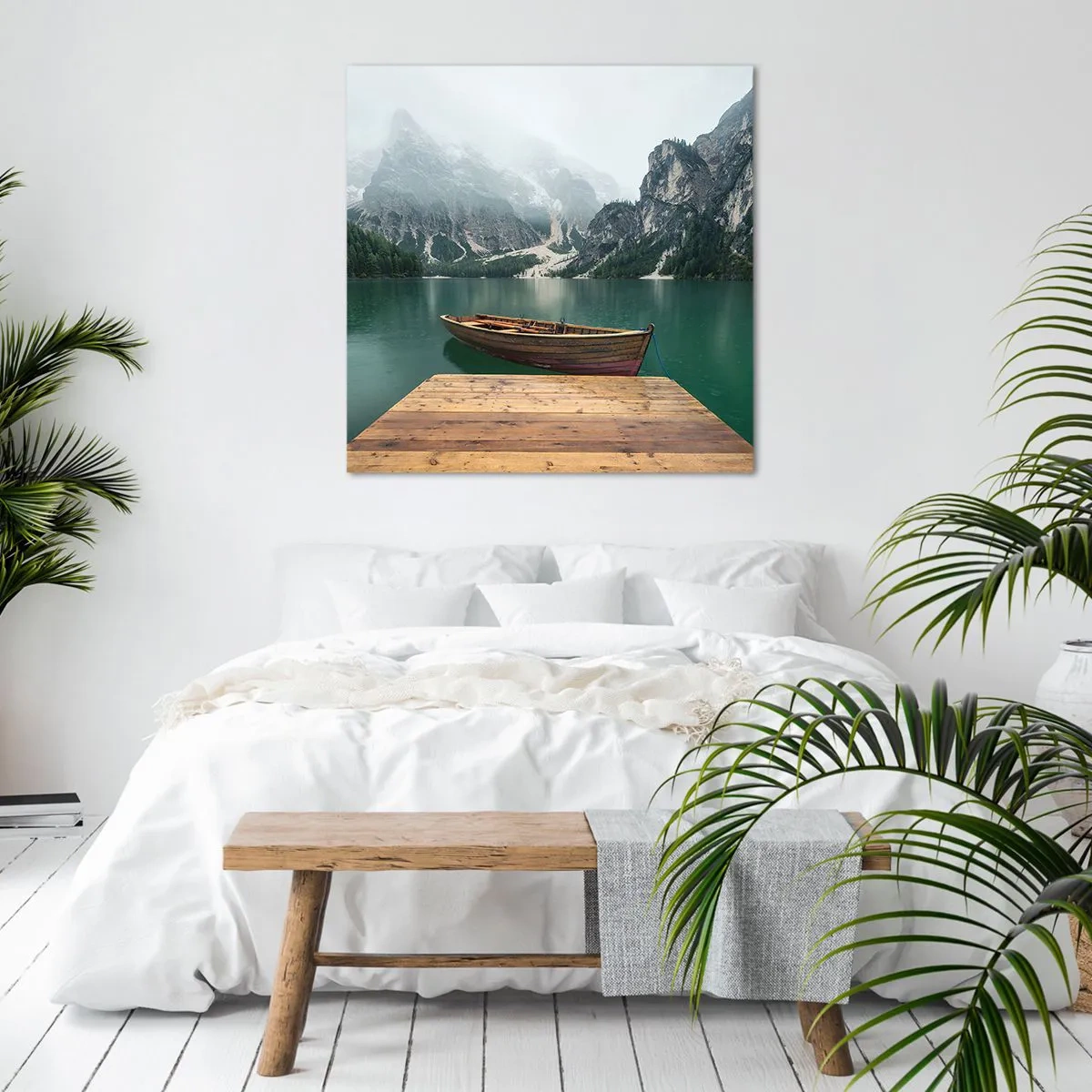 Cuadro sobre lienzo - Impresión de Imagen - Paisaje inolvidable - 30x30 cm