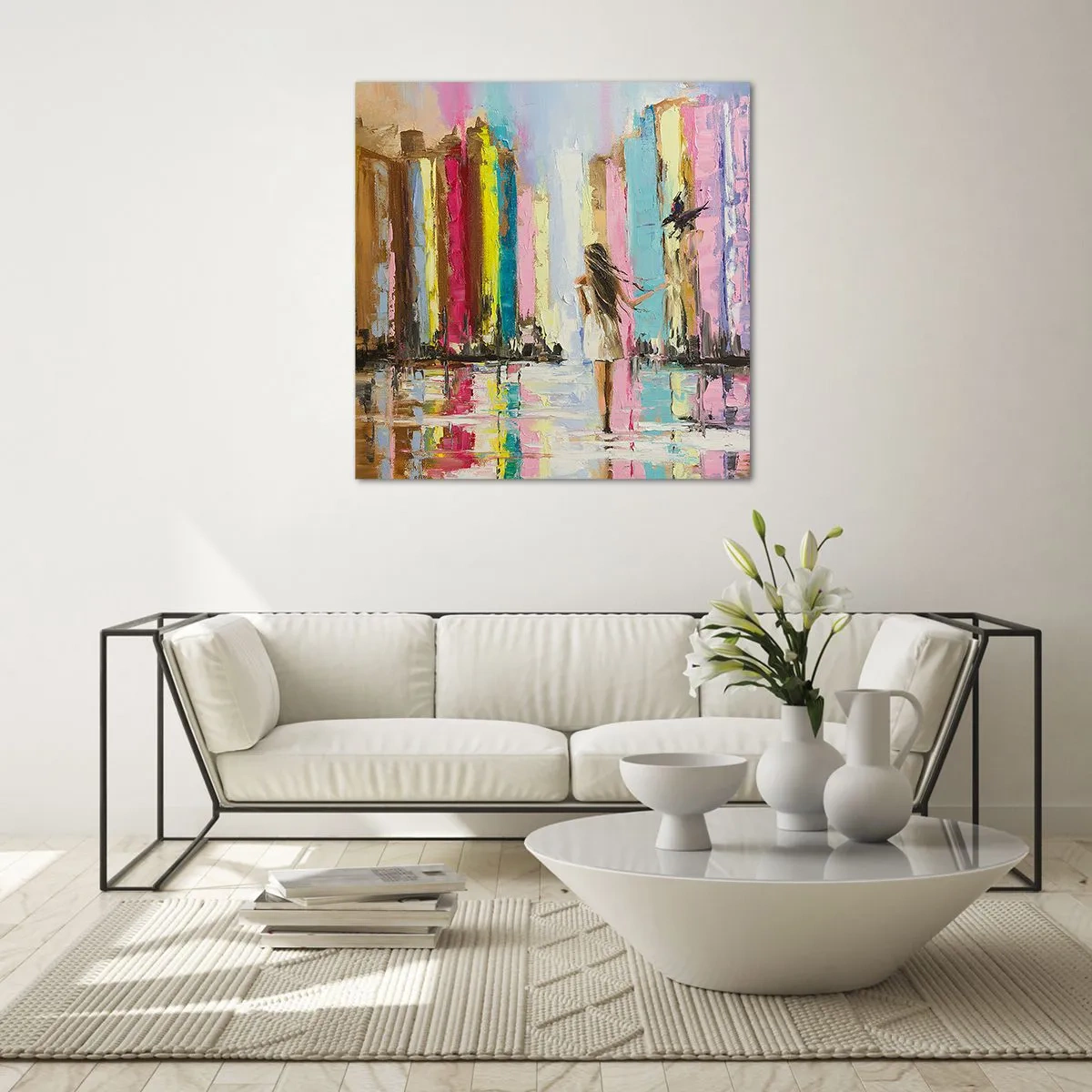 Cuadro sobre vidrio - Impresiones sobre Vidrio - Sígueme - 70x70 cm