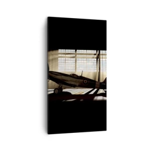 Cuadro sobre lienzo - Impresión de Imagen - El descanso del guerrero - 45x80 cm