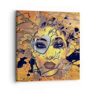Cuadro sobre lienzo - Impresión de Imagen - La belleza del sol - 30x30 cm
