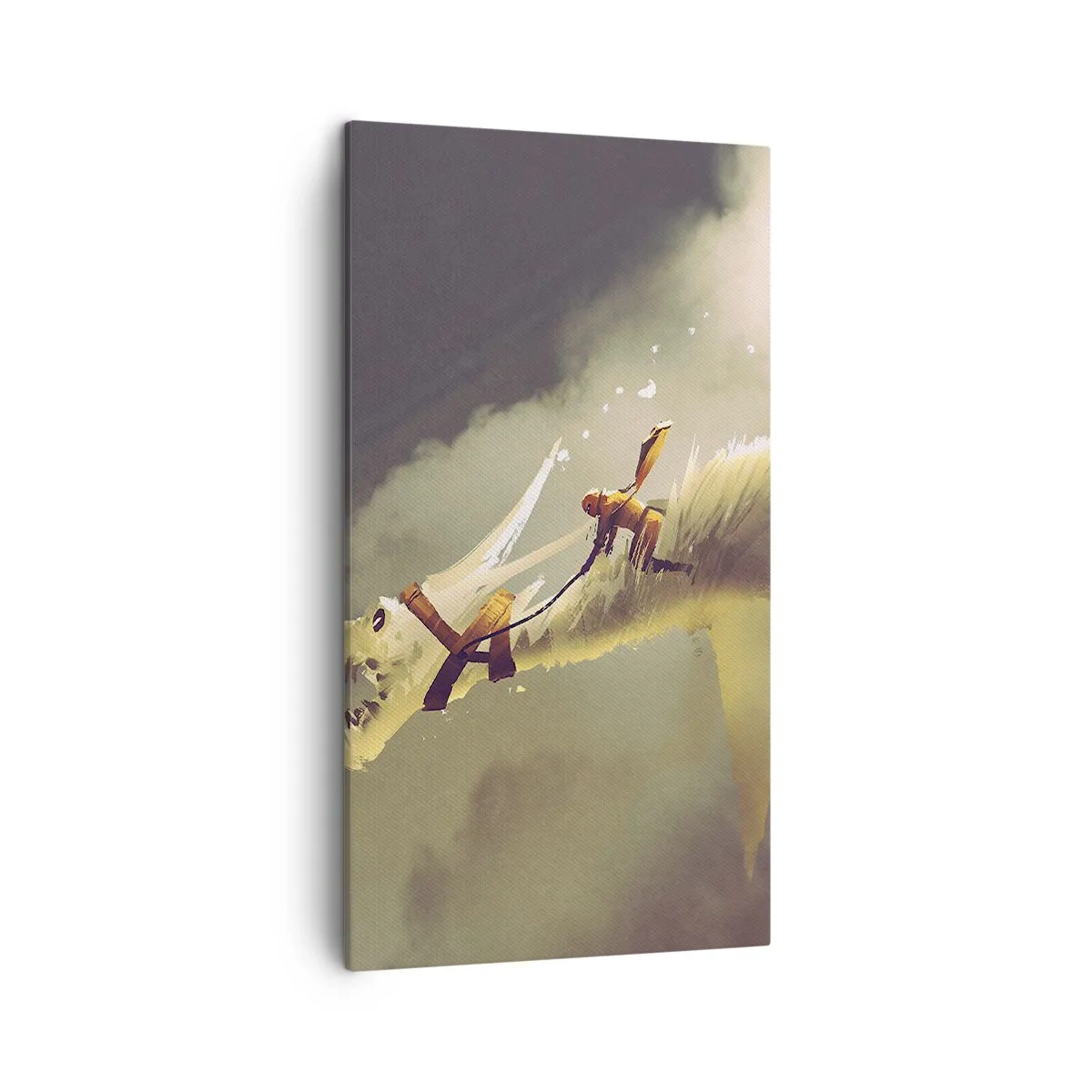 Cuadro sobre lienzo - Impresión de Imagen - Al rescate - 45x80 cm