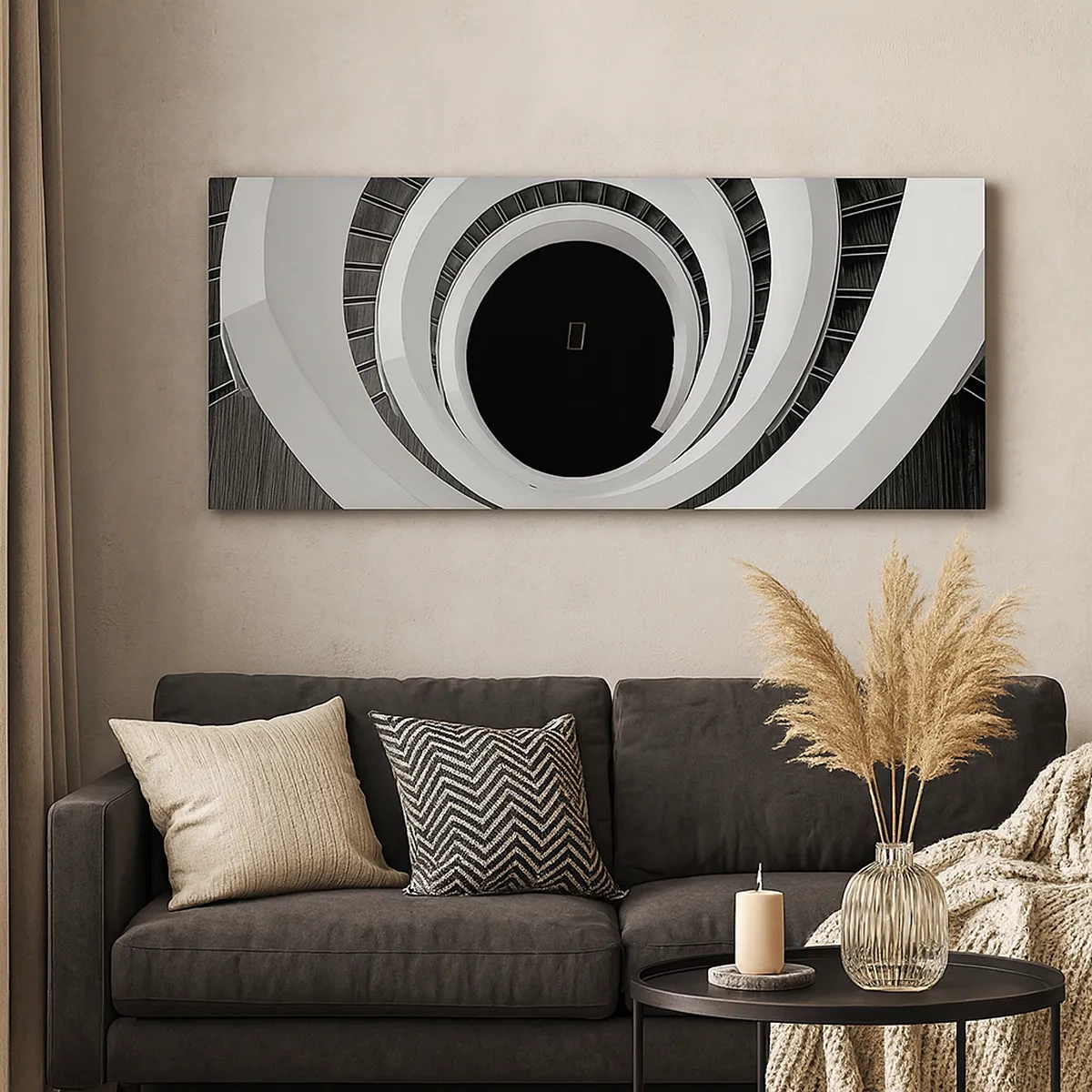 Cuadro sobre lienzo - Impresión de Imagen - Hacia el origen - 30x30 cm