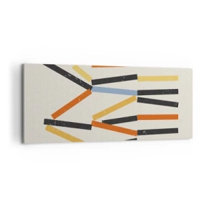 Cuadro sobre lienzo - Impresión de Imagen - Composición horizontal - 100x40 cm