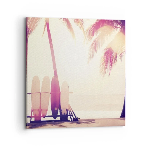 Cuadro sobre lienzo - Impresión de Imagen - Va a ser un gran día - 70x70 cm