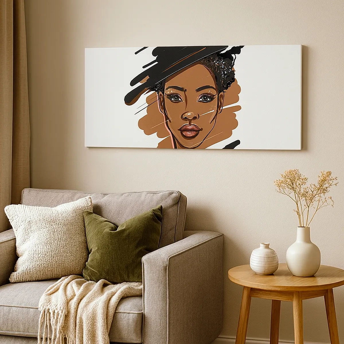 Cuadro sobre lienzo - Impresión de Imagen - Dulce como el chocolate - 30x30 cm