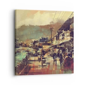 Cuadro sobre lienzo - Impresión de Imagen - La vida como riqueza de grises - 30x30 cm