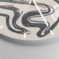 Esfera sin numeración, con rayas