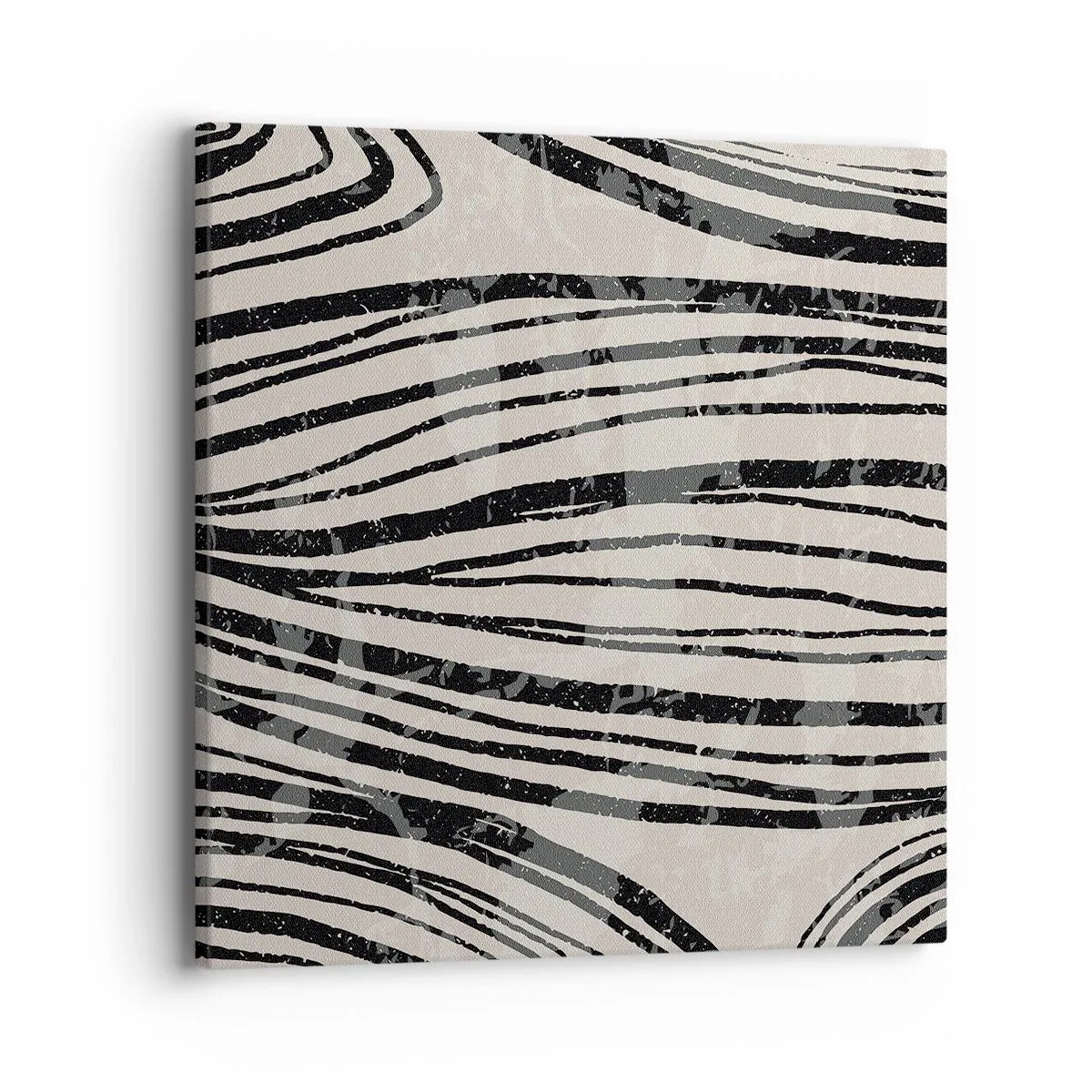 Cuadro sobre lienzo - Impresión de Imagen - Salpicadura de líneas - 40x40 cm