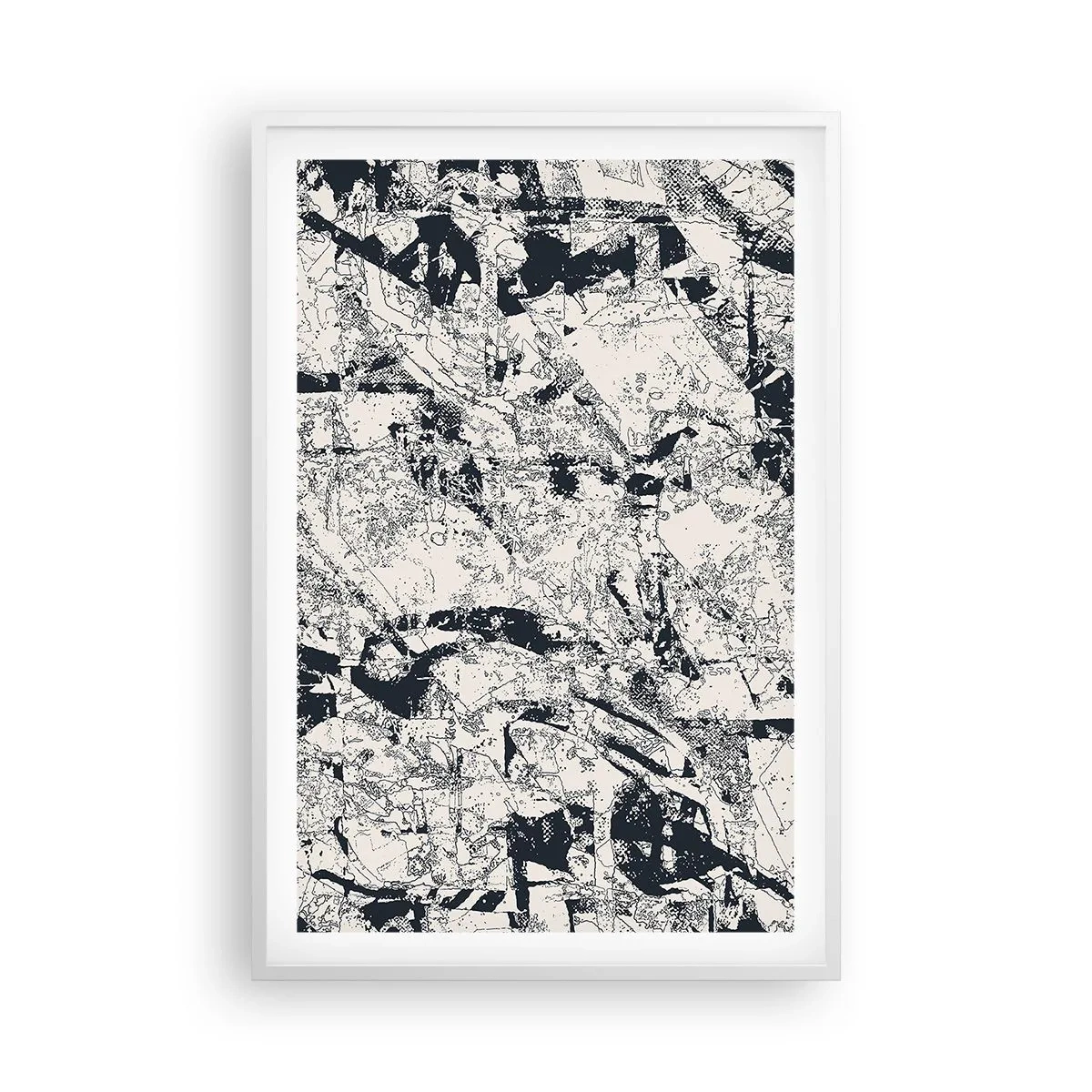 Póster en marco blanco - La interpenetración de los opuestos - 61x91 cm