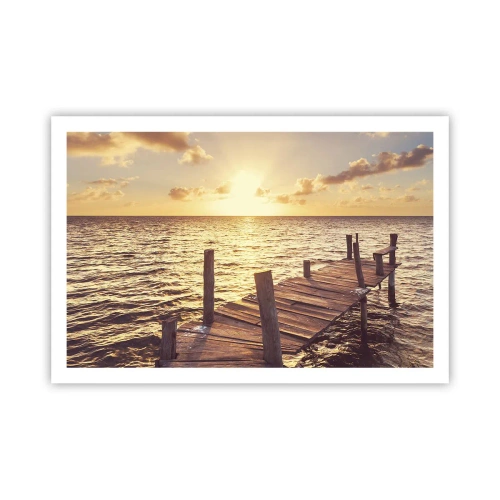 Póster - Una tierra dorada de dulzura - 91x61 cm