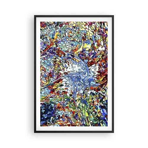 Póster en marco negro - Vidriera - 61x91 cm