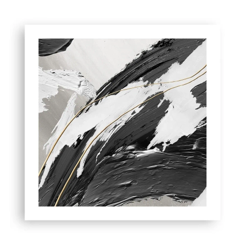 Póster - Abstracción con estilo - 50x50 cm
