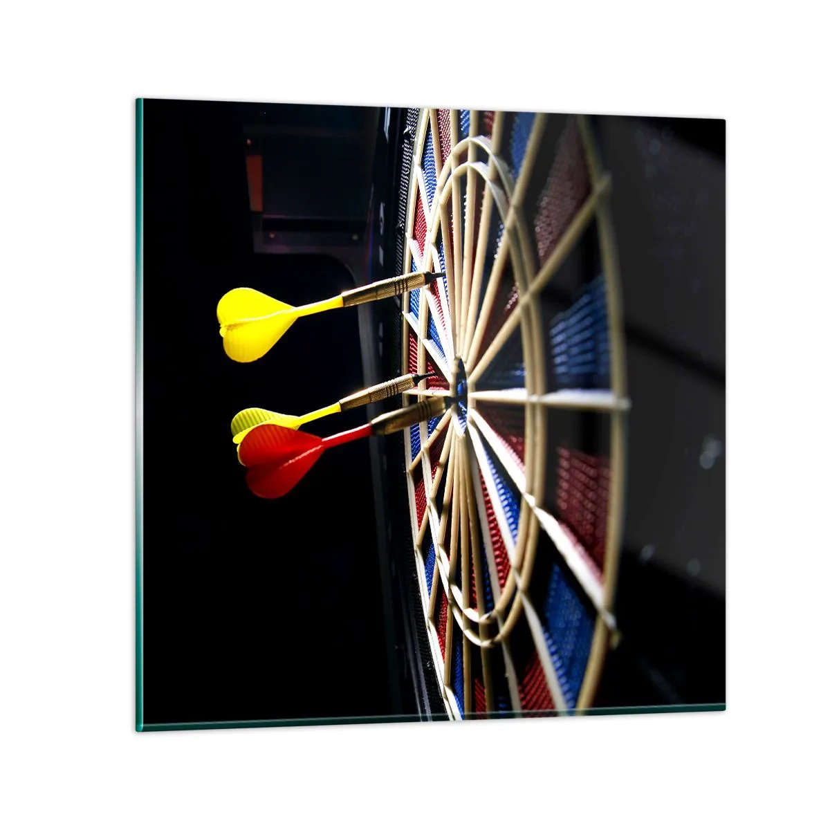 Cuadro sobre vidrio - Impresiones sobre Vidrio - En el blanco - 70x70 cm