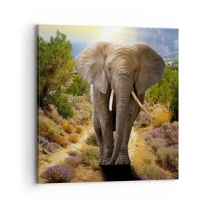 Cuadro sobre lienzo - Impresión de Imagen - Este es el aspecto del Edén - 70x70 cm