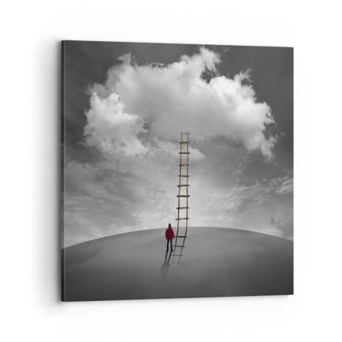 Cuadro sobre lienzo - Impresión de Imagen - Todo es posible - 70x70 cm