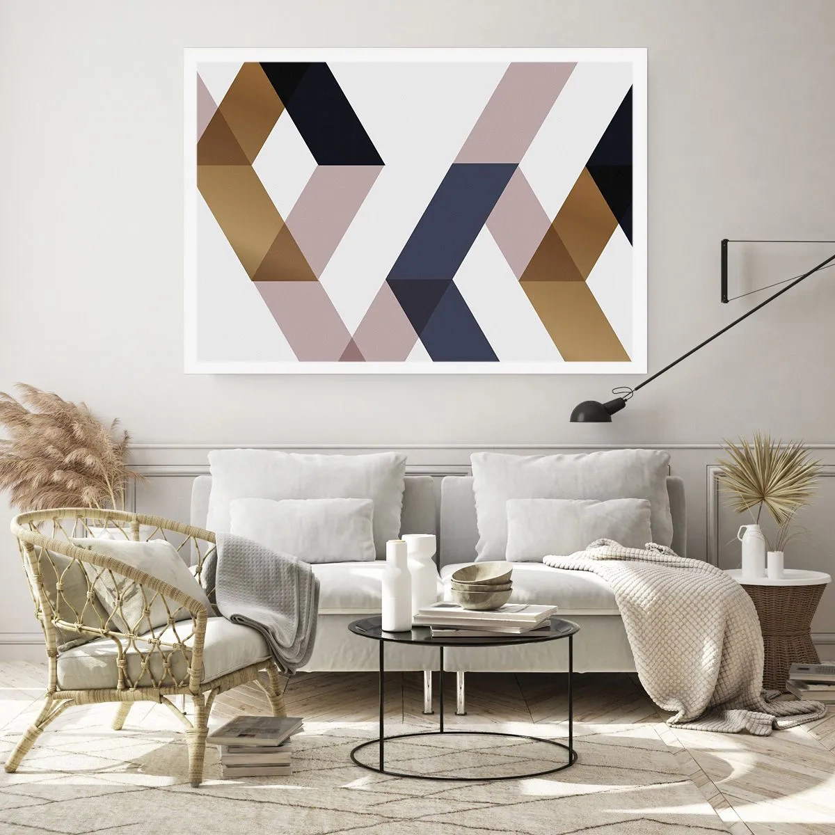 Póster - Rectas y ángulos - 91x61 cm
