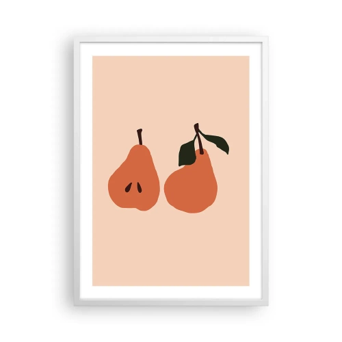 Póster en marco blanco - La dulzura misma - 50x70 cm