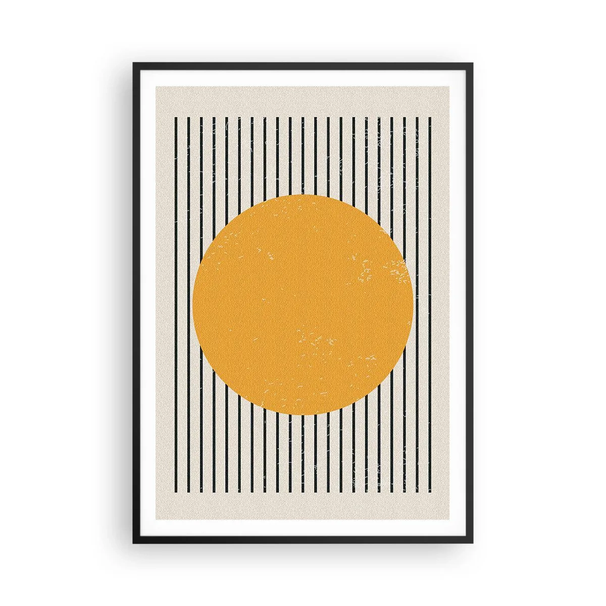 Póster en marco negro - El poder de la sencillez - 70x100 cm