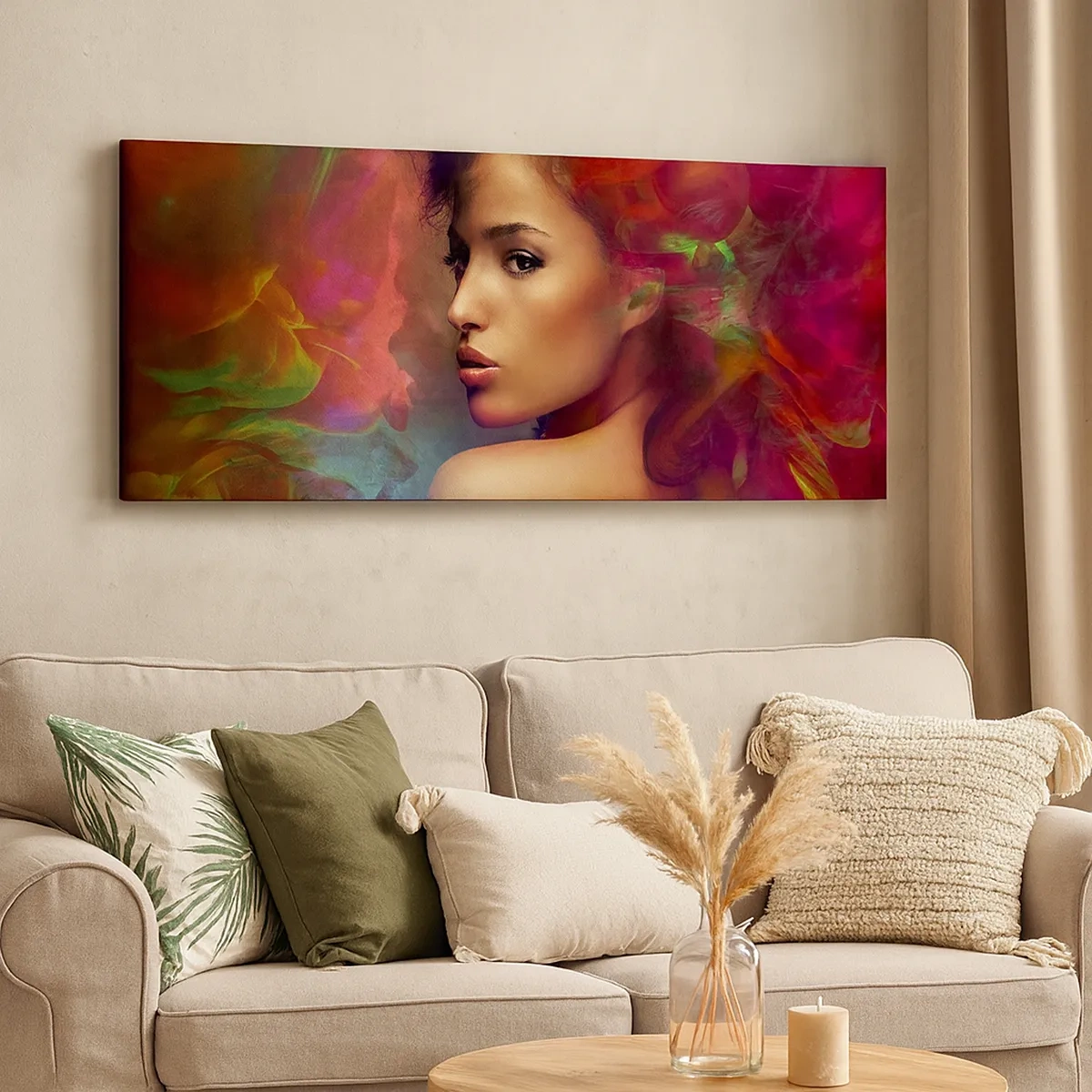 Cuadro sobre lienzo - Impresión de Imagen - Más hermosa que un arco iris, tan delicada como la niebla - 30x30 cm