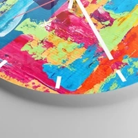 Esfera sin numeración, con rayas