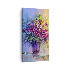 Cuadro sobre lienzo - Impresión de Imagen - El regalo de un prado de verano - 55x100 cm