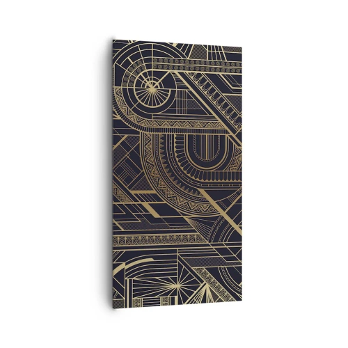 Cuadro sobre lienzo - Impresión de Imagen - Conceptos, ideas, planes - 65x120 cm