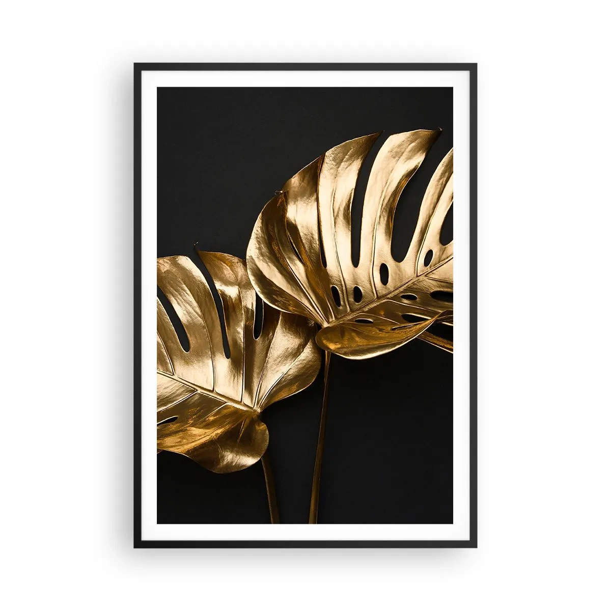 Póster en marco negro - Tesoros de la naturaleza - 70x100 cm