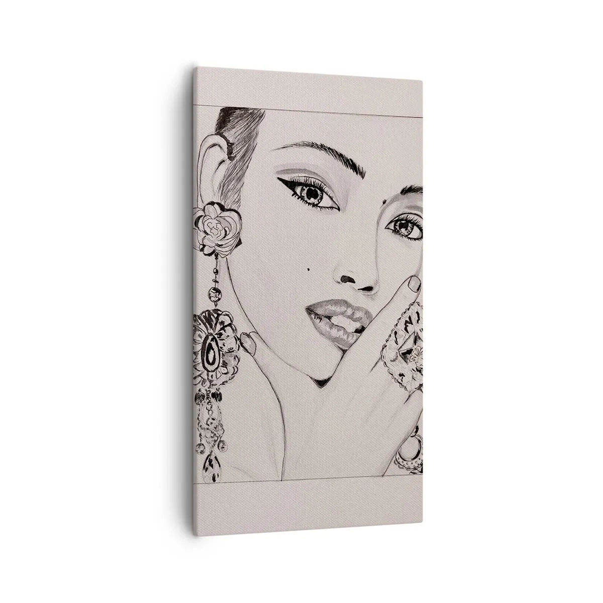 Cuadro sobre lienzo - Impresión de Imagen - La joya más bella - 55x100 cm