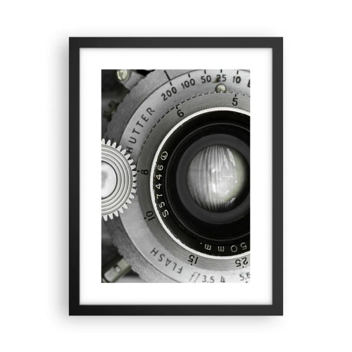 Póster en marco negro - Una historia de Hollywood - 30x40 cm