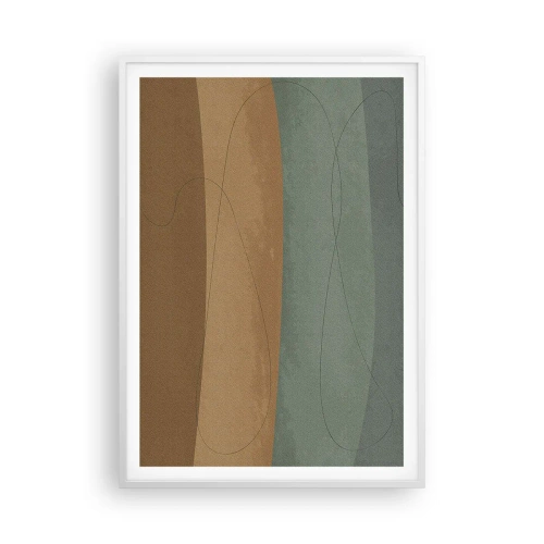 Póster en marco blanco - Composición horizontal - 70x100 cm