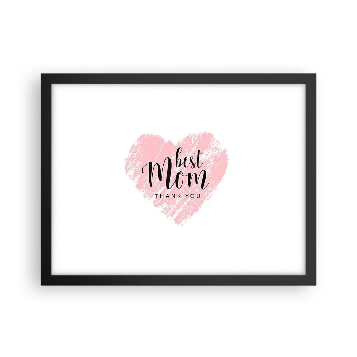 Póster en marco negro - En cualquier momento de tu vida - 40x30 cm