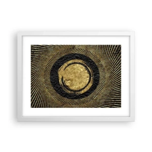 Póster en marco blanco - Composición glamour - 40x30 cm