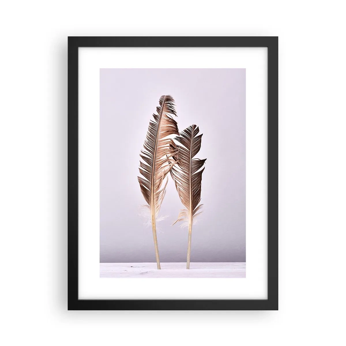 Póster en marco negro - Contra la nada - 30x40 cm