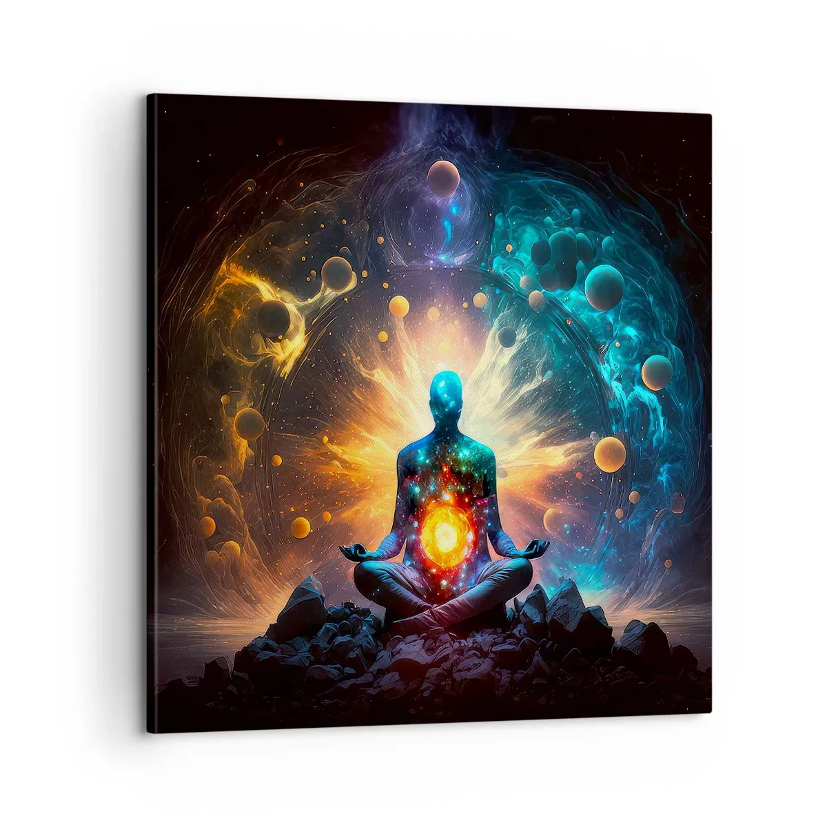 Cuadro sobre lienzo - Impresión de Imagen - Tranquilidad cósmica - 60x60 cm