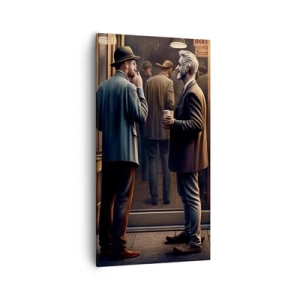 Cuadro sobre lienzo - Impresión de Imagen - Un buen momento del día - 55x100 cm