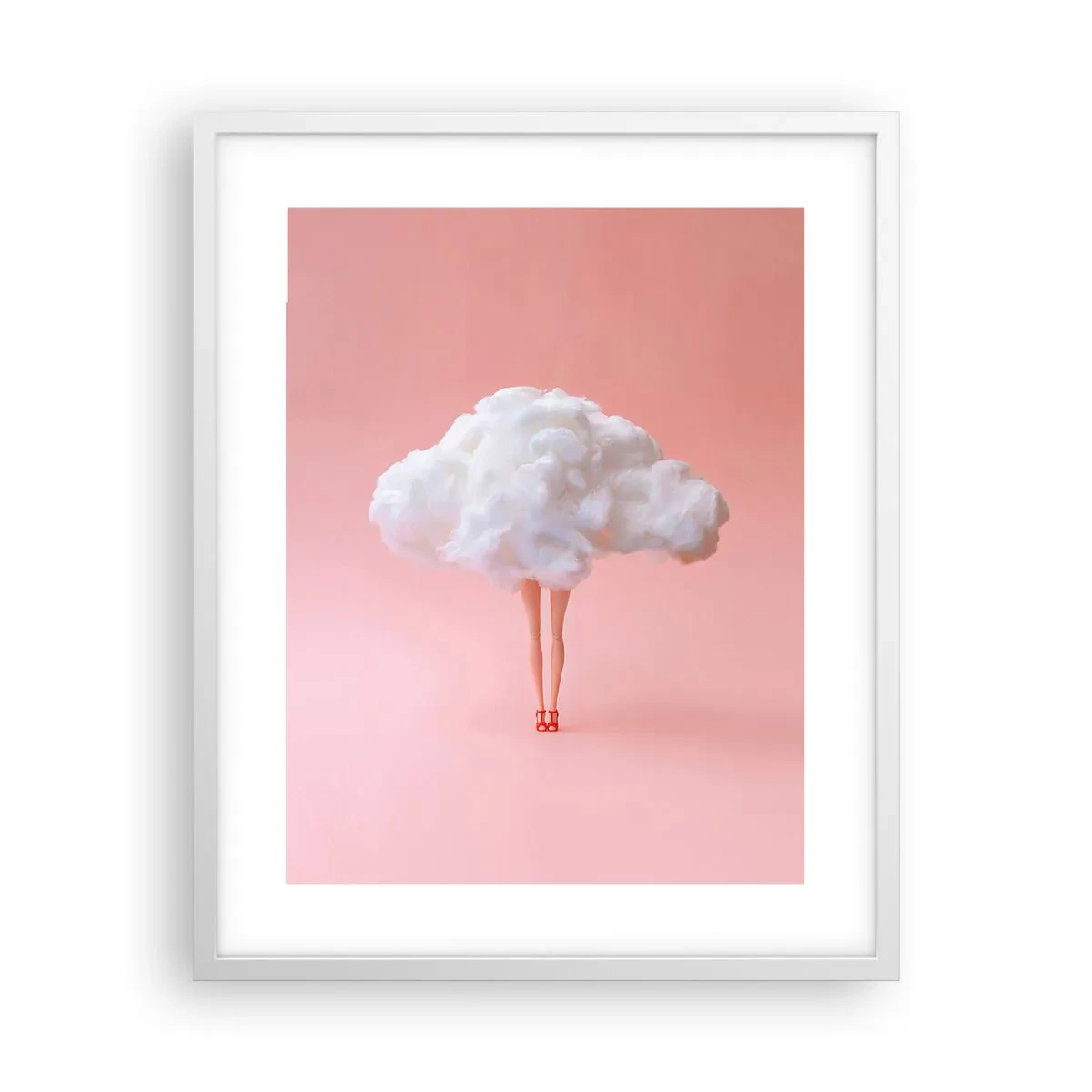 Póster en marco blanco - Dulce promesa - 40x50 cm