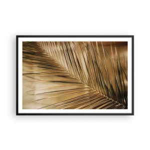 Póster en marco negro - Una columnata natural - 91x61 cm
