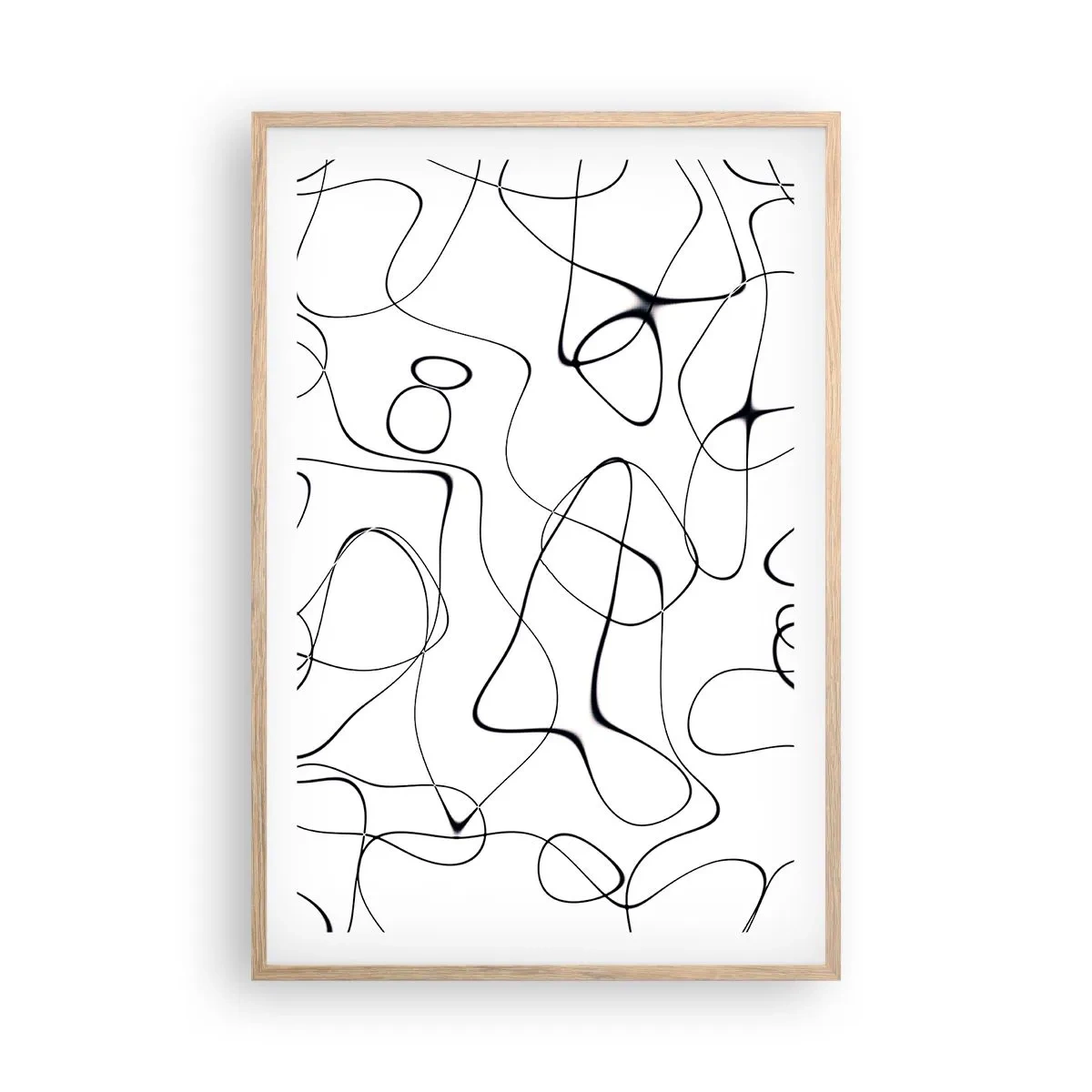 Póster en marco roble claro - Los caminos de la vida, las vicisitudes del destino - 61x91 cm